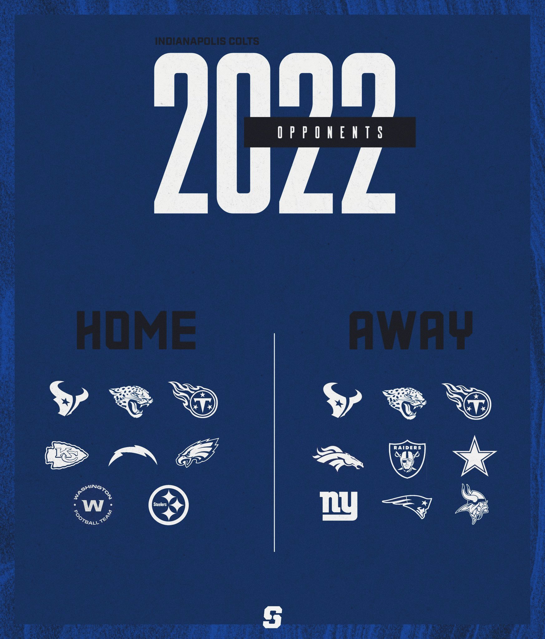 Colts Home Schedule 2022 Indy Sportsone On Twitter: "The Colts 2022 Opponents Are Set. ⬇️  #Fortheshoe Https://T.co/Pn0L4Y6K8P" / Twitter