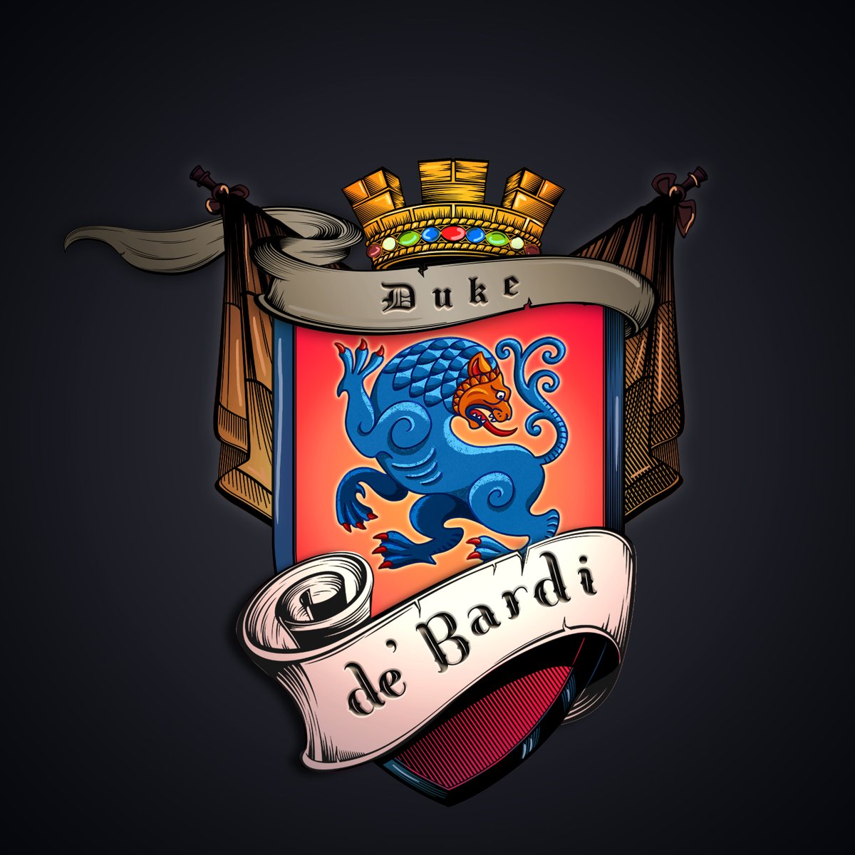 CountessDeBardi's tweet photo. Glory comes with great responsibilities.
~
Lady @MaryanneChisho2
Lady @ARstories
Knight @moondust_36
Knight @baccapaglierina
Duke @GilIes
ad honorem Ser @rata_degen 

Crests are a free Omage you may sell them anytime you want for any price you want

#HouseOfBardi #HouseOfMedici https://t.co/qhlcMB18Dz