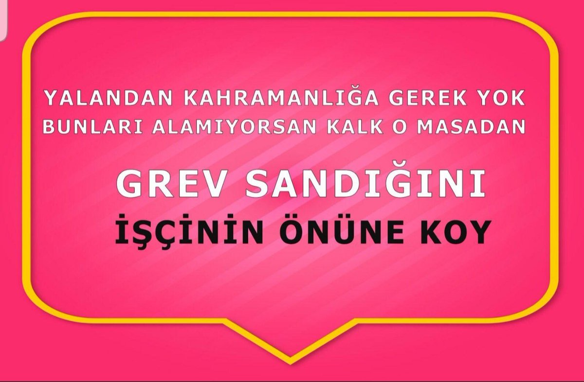 #ASPişçileri_isyanda  
Sözde Yetkili sendikaya Aile ve sosyal hizmetler işçilerinin bir teklifi var
 yalandan kahramanlığa gerek yok 
 enflasyon karşısında ezildik buna çözüm bulamıyorsan biz işçiler buna en güzel cevabı veririz
Asp işçileri isyanda