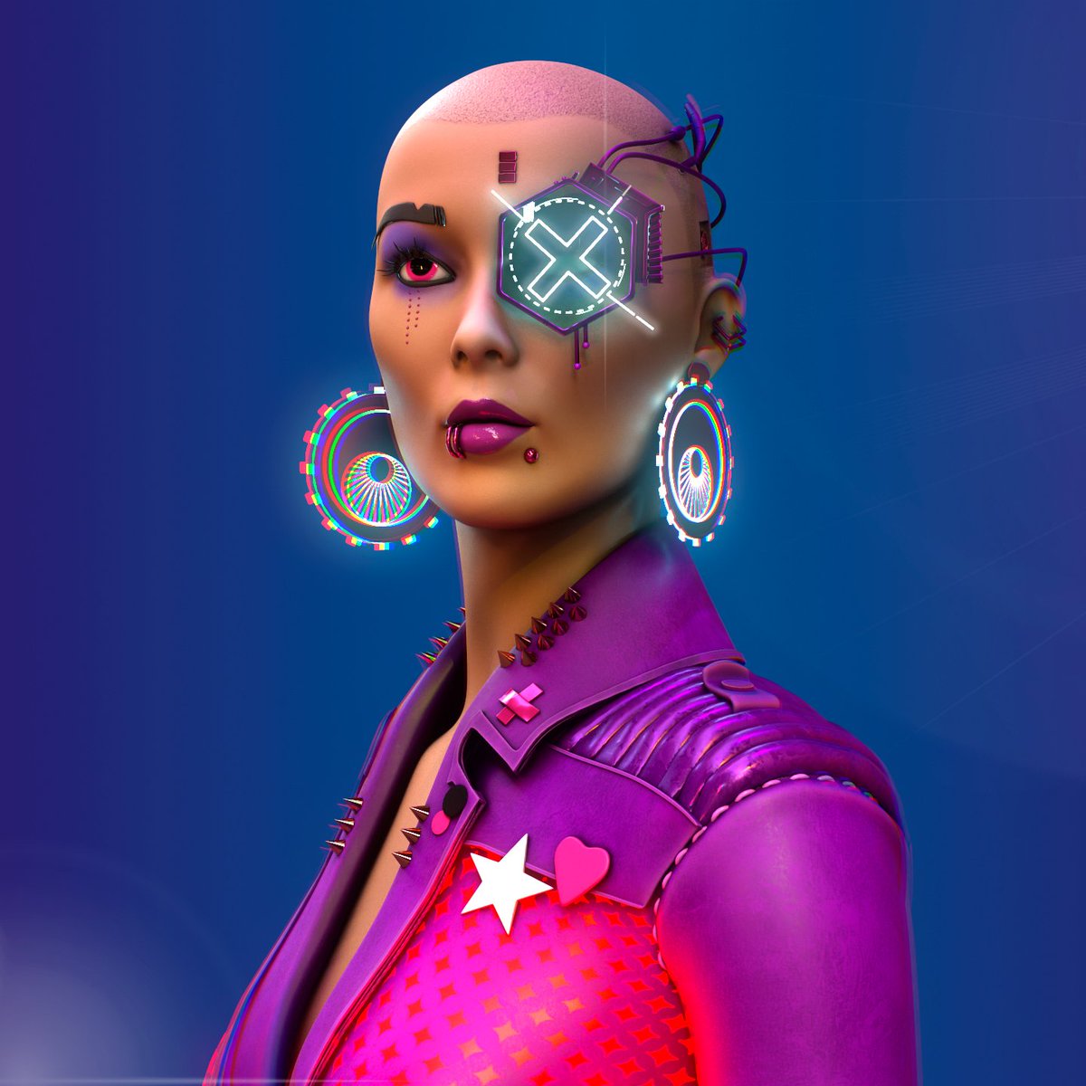 CyberAnarchists's tweet photo. Hello Cybers!

It's been a long time since we've had a beautiful lady. 

Tomorrow there will be a drop of two beauties at once 👭

#NFTCommmunity #NFTs https://t.co/yhY9m1tWBc