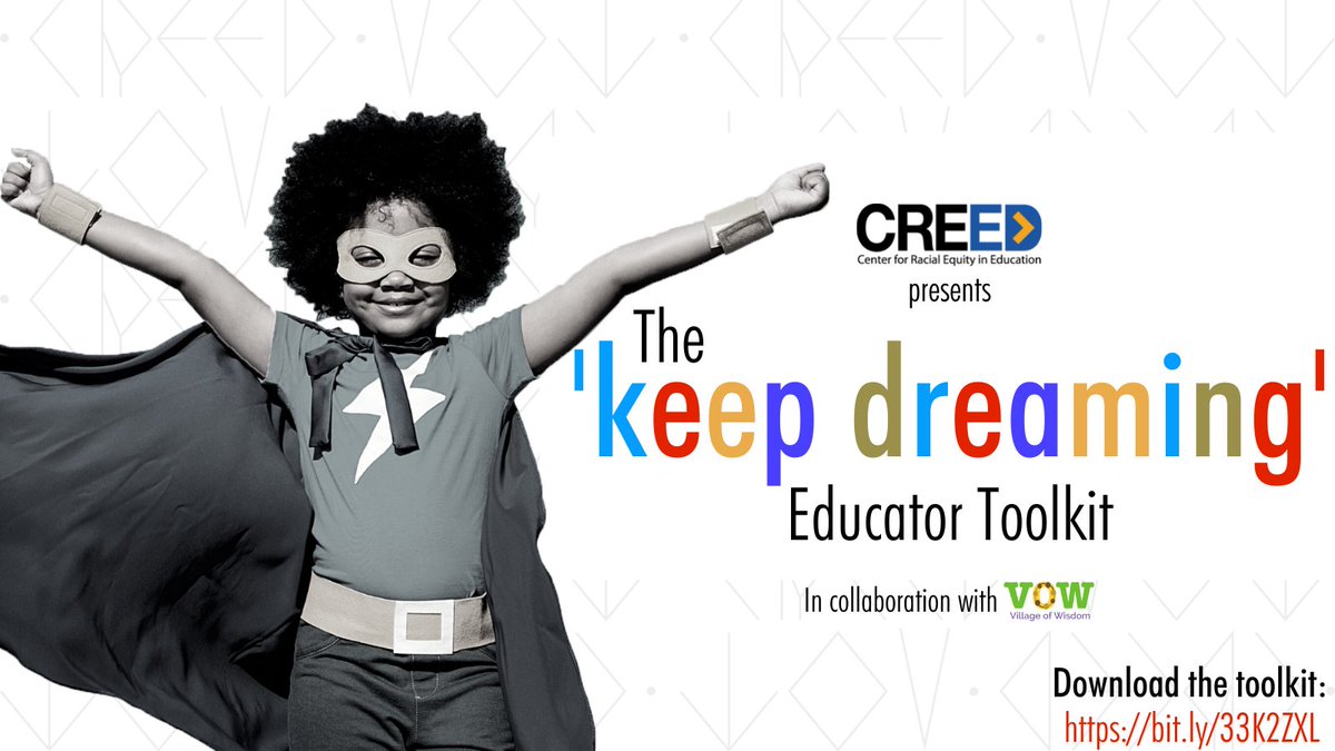 Our students deserve to be centered in their classrooms. We urge you to continue the fight. We urge you to not turn back. We urge you to keep dreaming! 3/3

Download the toolkit: bit.ly/33K2ZXL

#MLKDay #MLK #MartinLutherKing #MartinLutherKingJr #KeepDreaming #nced