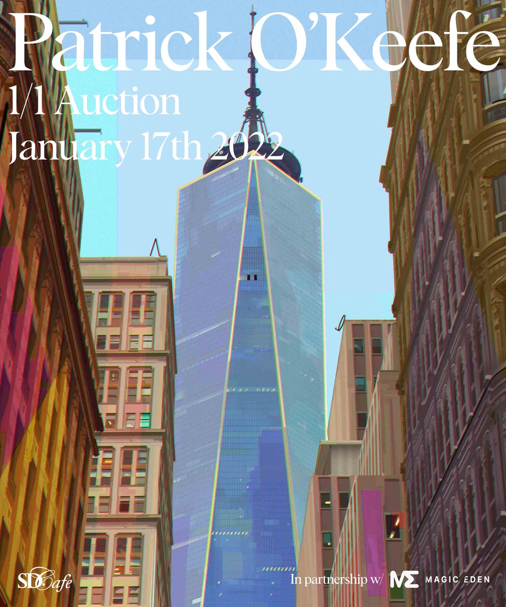 sdcafe_nyc's tweet image. WE ARE LIVE! 

Join us over on @MagicEden_NFT for our first 1/1 auction with @okeefe_artist “WE ARE BIGGER THAN OUR BUILDINGS”!

magiceden.io/auction/we_are…
