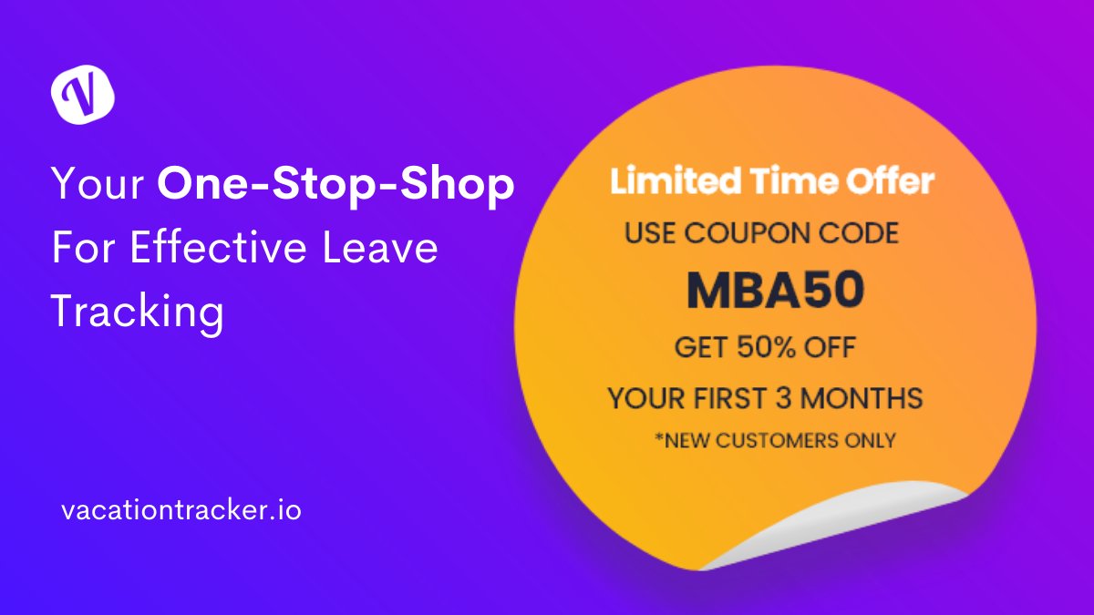 MBAICC's tweet photo. #eICC2022's sponsor, Vacation Tracker, helps with the tedious and time-consuming task of managing leaves manually. It allows you to easily automate and manage your team’s leave tracking process, all in just a few clicks. Click here to know more: https://t.co/1ZNnoCpIVl #sponsors https://t.co/LGSc0IvKBA