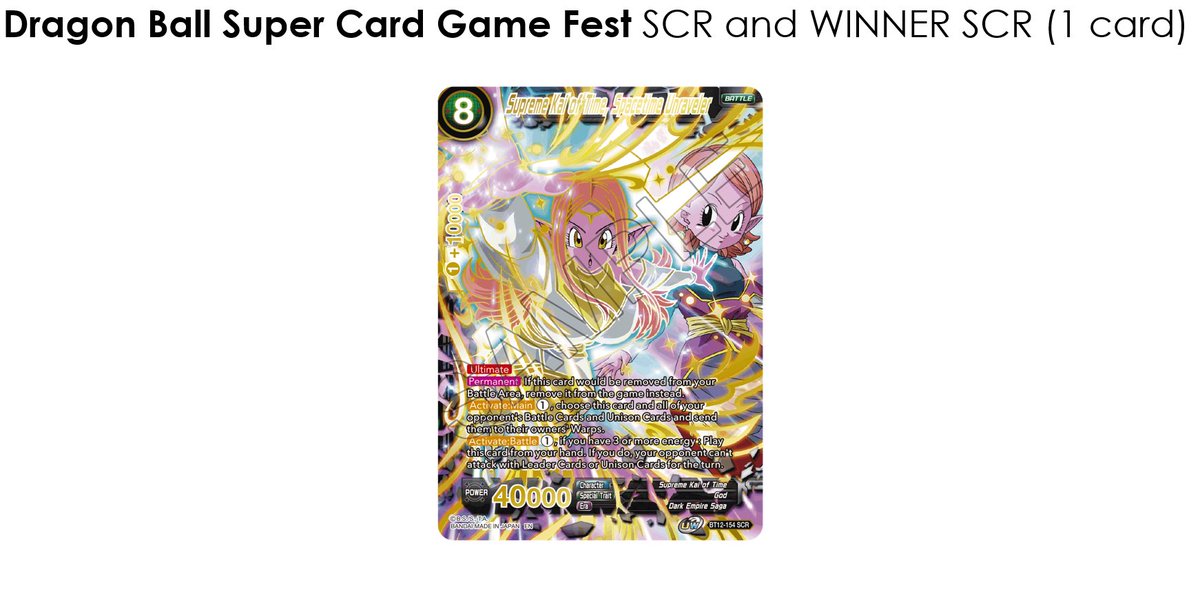 Today we are excited to announce a new event called Dragon Ball Super Card Game Fest, held in March 2022 to celebrate the Dragon Ball Super Card Game! Join this event for Today we are excited to announce a new event called Dragon Ball Super Card Game Fest, held in March 2022 to celebrate the Dragon Ball Super Card Game! Join this event for