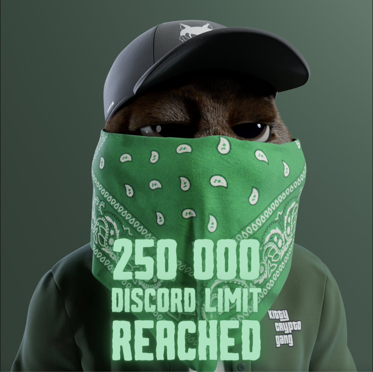 KittyCryptoGang's tweet image. Discord Closed! 🔒 250K Limit reached in 10 days! This is just incredible.. THANK YOU ❤️

Giving away 10 KittyList Spots 🎁
1. Follow @KittyCryptoGang &amp;amp; @TheCatfatherOff 
2. Like &amp;amp; RT
3. Tag 3 Friends
4. Follow instagram.com/KittyCryptoGang

We are also giving away 10 KL spots on IG
