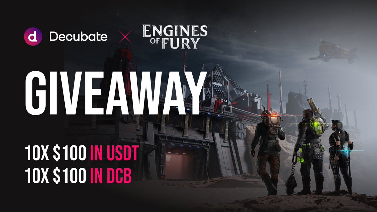 Engines of Fury, the future of crypto gaming, is coming to #Decubate 🚀

💰 We’re hosting a Crowdfunding Event (private sale) for <a href="/EnginesOfFury/">Engines of Fury 🎮 PLAY NOW</a> on January 28.

🎉 To celebrate, we’re giving away $2,000 in prizes!

⬇️ Enter to win!
gleam.io/75AK6/eof-x-de…