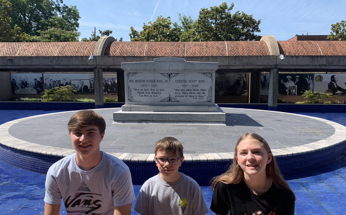 j_gianopulos's tweet photo. “Darkness cannot drive out darkness, only light can do that. Hate cannot drive out hate, only love can do that." Dr. Martin Luther King Jr.

(Picture taken this past summer while my family and I visited the Dr. King memorial and gravesite in Atlanta.) https://t.co/TmFmWsVN6w