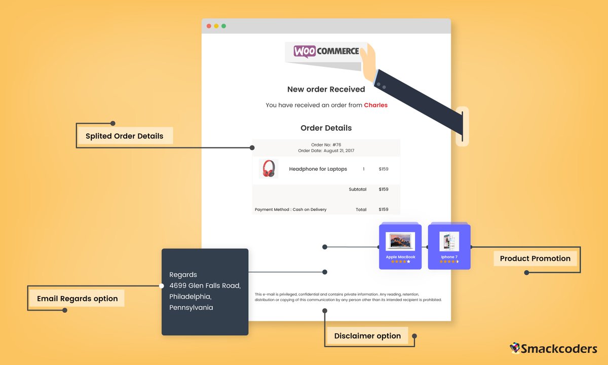 smackcoders_wp's tweet image. Create fascinating virtual order email templates with #EmailCustomizer for #WooCommerce for your online store. Deliver them to customers and make a good impression about your business. Try the plugin now👉 smackcoders.com/email-customiz…
#WordPress #Plugin