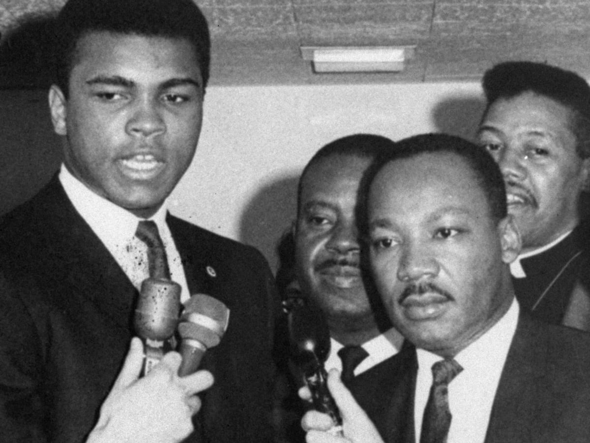omarsuleiman's tweet photo. "Wars of nations are fought to change maps. But wars of poverty are fought to map change"
 - #MuhammadAliDay 

"A nation that continues year after year to spend more money on military defense than on programs of social uplift is approaching spiritual death." - #MLKDay https://t.co/87JrHzNA56