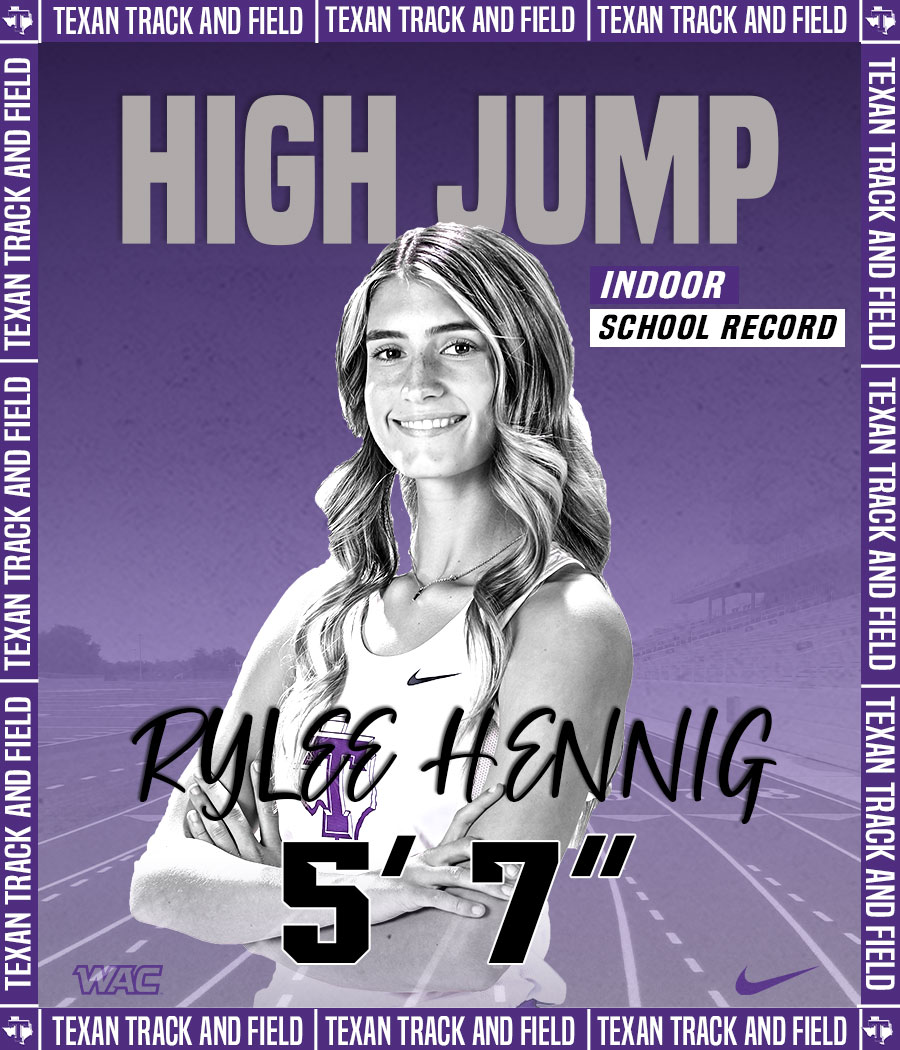 TarletonXCTrack's tweet photo. It only took 1️⃣ indoor meet for @ryhennig  to achieve 🐐 status in the high jump 🔥

Congratulations to the freshman on breaking Tarleton's 𝙄𝙣𝙙𝙤𝙤𝙧 𝙎𝙘𝙝𝙤𝙤𝙡 𝙍𝙚𝙘𝙤𝙧𝙙 at the Texas Tech Corky Classic 👏

#TexanNation https://t.co/Pq1uIuJEqy