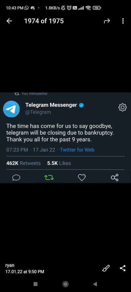 _madxd's tweet photo. @telegram Hello telegram, got this is it true? Telegram is one of the bestest app rumours or fake news may spread hope so will get the answer with a reply. Love:-) 
#Telegram https://t.co/5OGNNyx9Gk