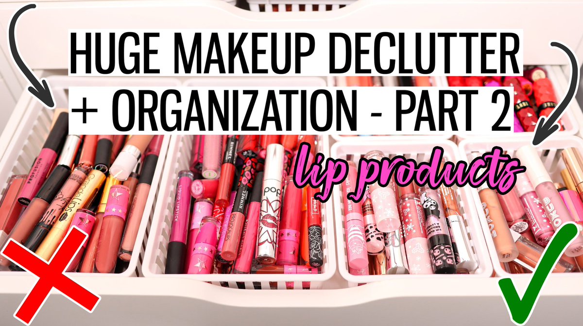 HUGE MAKEUP DECLUTTER 2022 + ORGANIZATION 😱 LIP PRODUCTS 💄 PART 2
Watch here 👉 youtu.be/jtV3_KyvnHI
#makeupdeclutter #declutter #makeuporganization #lipdeclutter