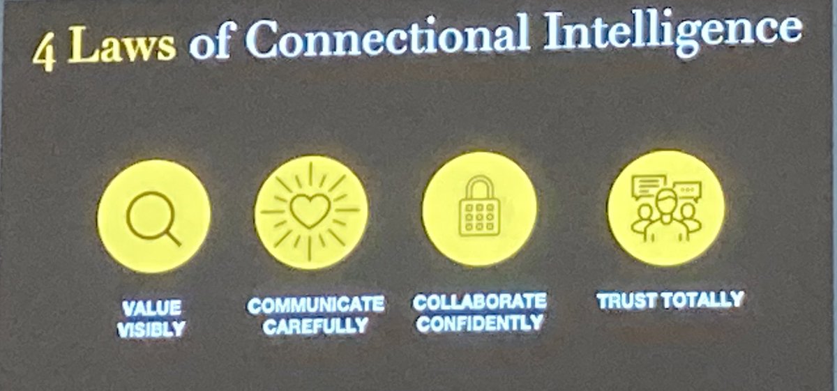 Janice Shin-Kim, MD (@janiceshinkim) on Twitter photo In this digital world, connectional intelligence is needed to maximize our human connection. 1) value visibly, 2) communicate carefully, 3) collaborate confidently, 4) trust totally. Great keynote speaker <a href="/ericadhawan/">Erica Dhawan</a>! <a href="/SSHorg/">Society for Simulation in Healthcare</a> #IMSH2022 In this digital world, connectional intelligence is needed to maximize our human connection. 1) value visibly, 2) communicate carefully, 3) collaborate confidently, 4) trust totally. Great keynote speaker <a href="/ericadhawan/">Erica Dhawan</a>! <a href="/SSHorg/">Society for Simulation in Healthcare</a> #IMSH2022