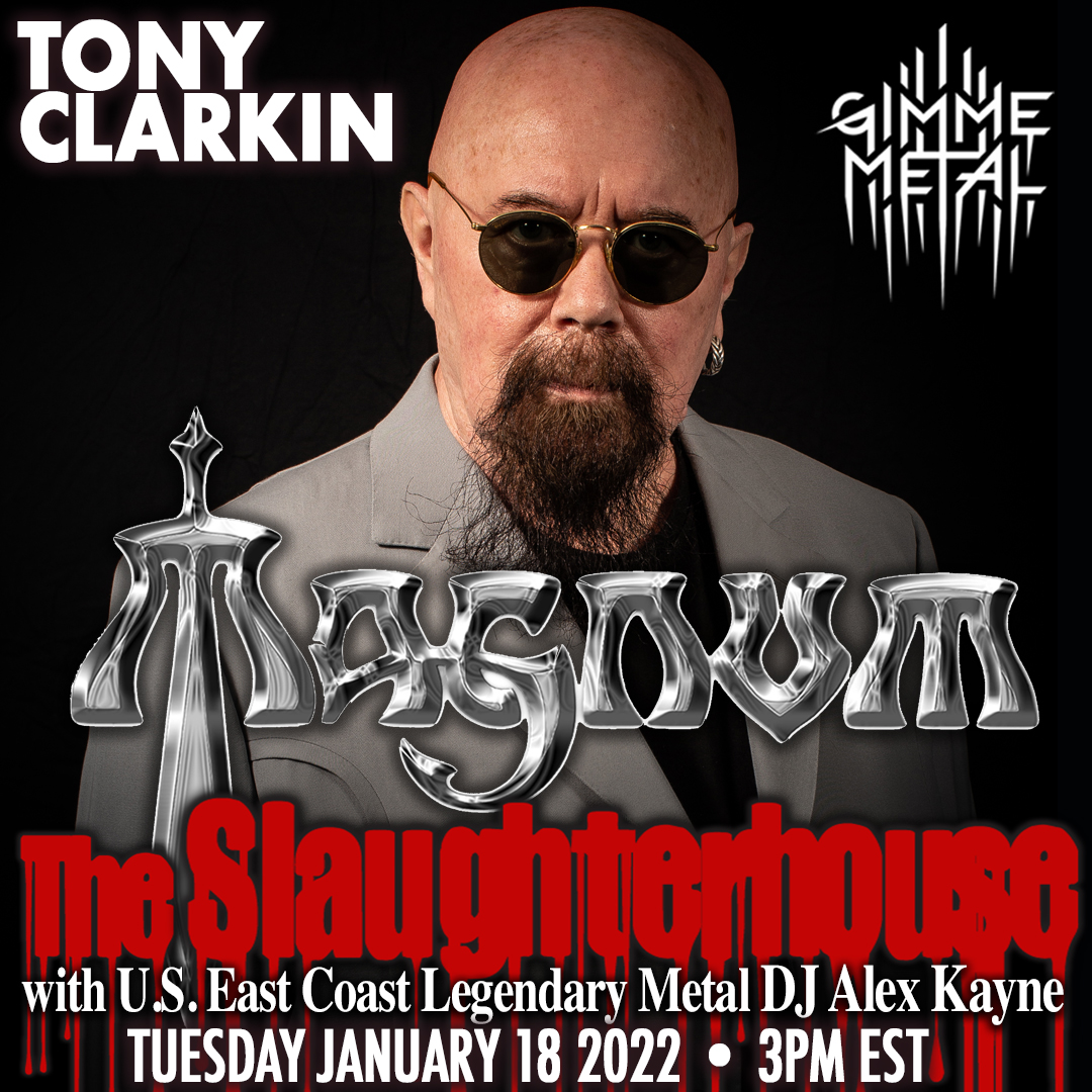 gimmeradio's tweet photo. TOMORROW! UK Heavy Rockers @Magnumonline_'s  OG Guitarist Tony Clarkin steps inside The Slaughterhouse along with the #Hades mastermind Dan Lorenzo who joins @DJAlexKayne for a talk about his brand new project named Patriarchs In Black!
Tune in!
➡https://t.co/4Ej0Lbc8Km https://t.co/JQRxBF3f9E