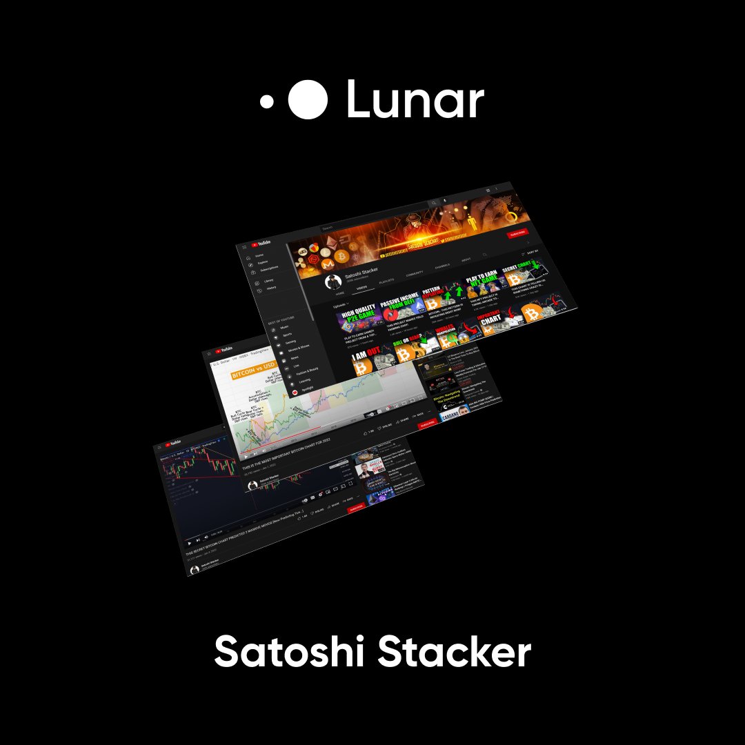 LNRDAO's tweet photo. Satoshi Stacker has spoken!  Please go over and like, comment, subscribe, and turn on notifications for his channel!

@StackerSatoshi

https://t.co/Lyy7YmE0LX https://t.co/uWSDnkCUaP