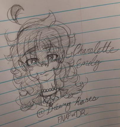 DreamGardenRose's tweet photo. More art of people in my AU! We got Charolette Emily Today! I was gonna draw Henry- But my hand started t cramp ;-;

#fnaffanart #fnafau #charlotteemily #FNAFDR #DreamyRoses https://t.co/i86mdqduOu