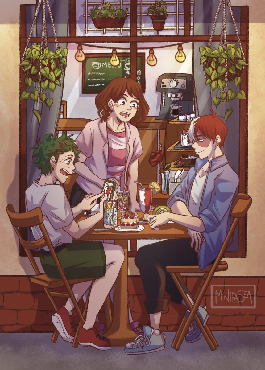 minteaart's tweet photo. Hi everyone! We can finally share our pieces for the @KitchenHeroZine! 

Right now there’s a leftovers sale going on! So be sure to check it out if you are interested. It’s full of amazing recipes that include many dietary options, as well as amazing artwork and stories! https://t.co/XxAH14kRHt