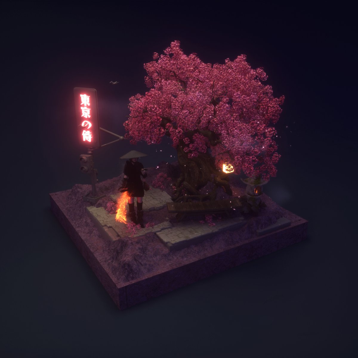 A Samurai In Tokyo 東京の侍 tweet media