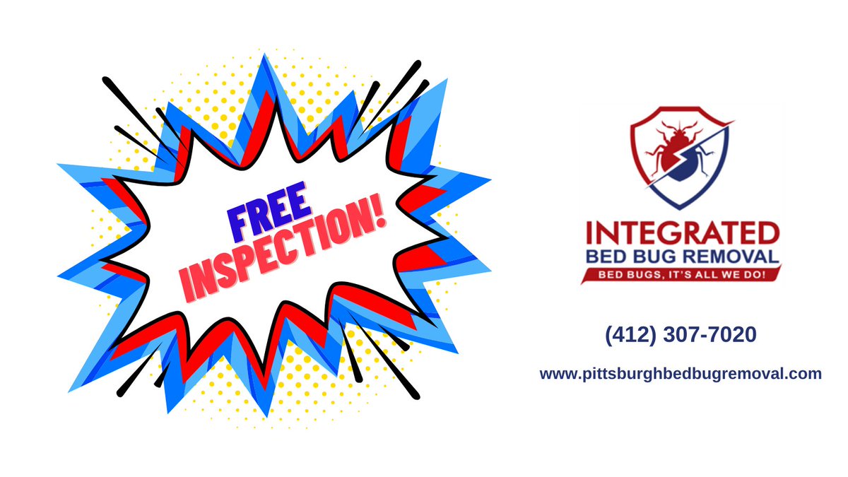 BedBugRemovalPA's tweet photo. Don't spend another night with pesky bed bugs! Call our Pittsburgh bed bug exterminators today! #pittsburghbedbugremoval #bedbugs #bedbug #bedbuginspection #bedbugbites #bedbugtreatment #bedbugstories #bedbugspecialist #bedbuginspections #bedbughelp 
https://t.co/TOGGytFJCE https://t.co/Fzvzfcmq5U