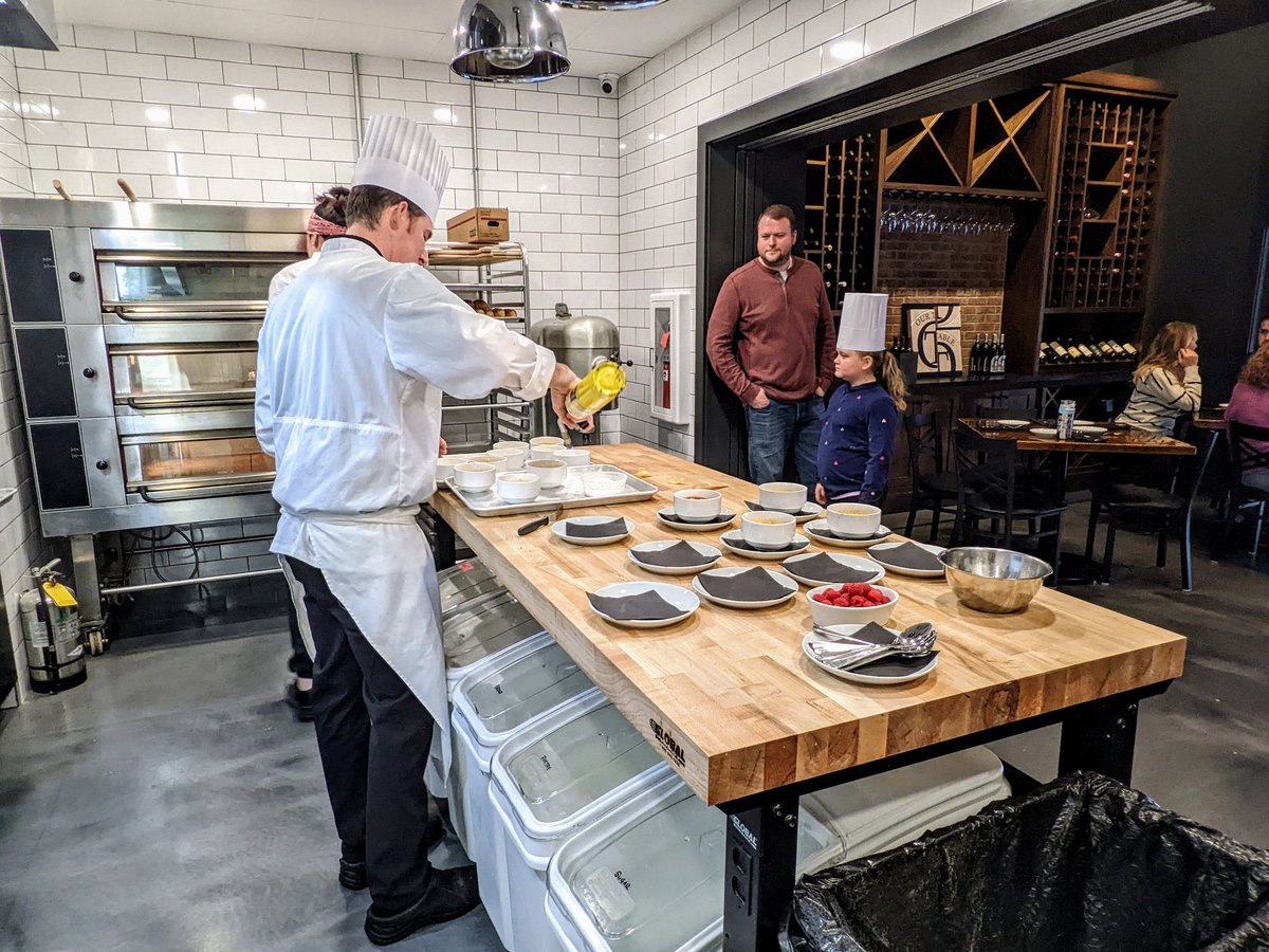 AberdeenLiving's tweet photo. What a delicious way to spend a Saturday. Thanks to Our Table American Bistro for hosting our SWEET cooking class. https://t.co/6AjeRHwI5r