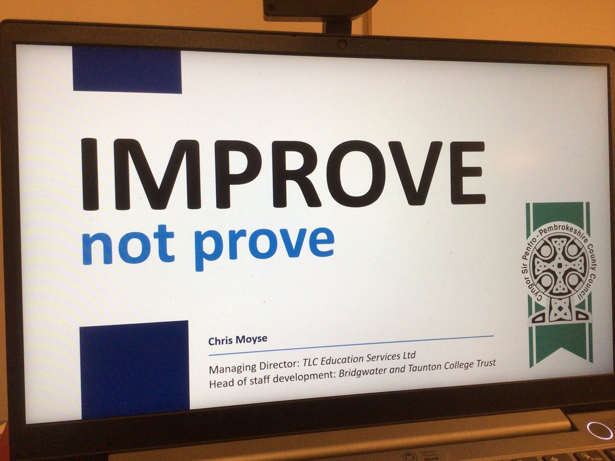 ChrisMoyse's tweet photo. Thanks to the staff of the @SchoolsPembs who attended my session today. A privilege to be asked to present to you all. Thanks @RobDav1es for asking me. 
Diolch!
#ImproveNotProve https://t.co/JdUHVeYjBk