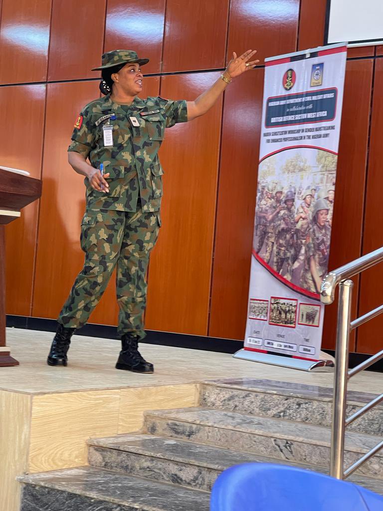 Iwazing's tweet photo. NIGERIAN ARMY TAKES GENDER ADVOCACY TO SOKOTO 

The workshop tagged "Gender mainstreaming for enhanced professionalism in the NA", organised by the Department of Civil-Military Affairs will be conducted from 16 -18 January 2022. https://t.co/jNoOPARioP https://t.co/c4xfPLR1BC https://t.co/X4HB16vNas