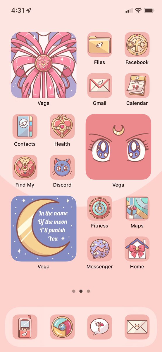 MiaDresden's tweet photo. He estado trabajando en ese pack de iconos/widgets para la empresa que trabajo y estoy super contenta de como han quedado! 🥺💖 se ven super bonitos puestos 💖💖💖 la app se llama Vega 👀🤭 https://t.co/TOipboRPkh