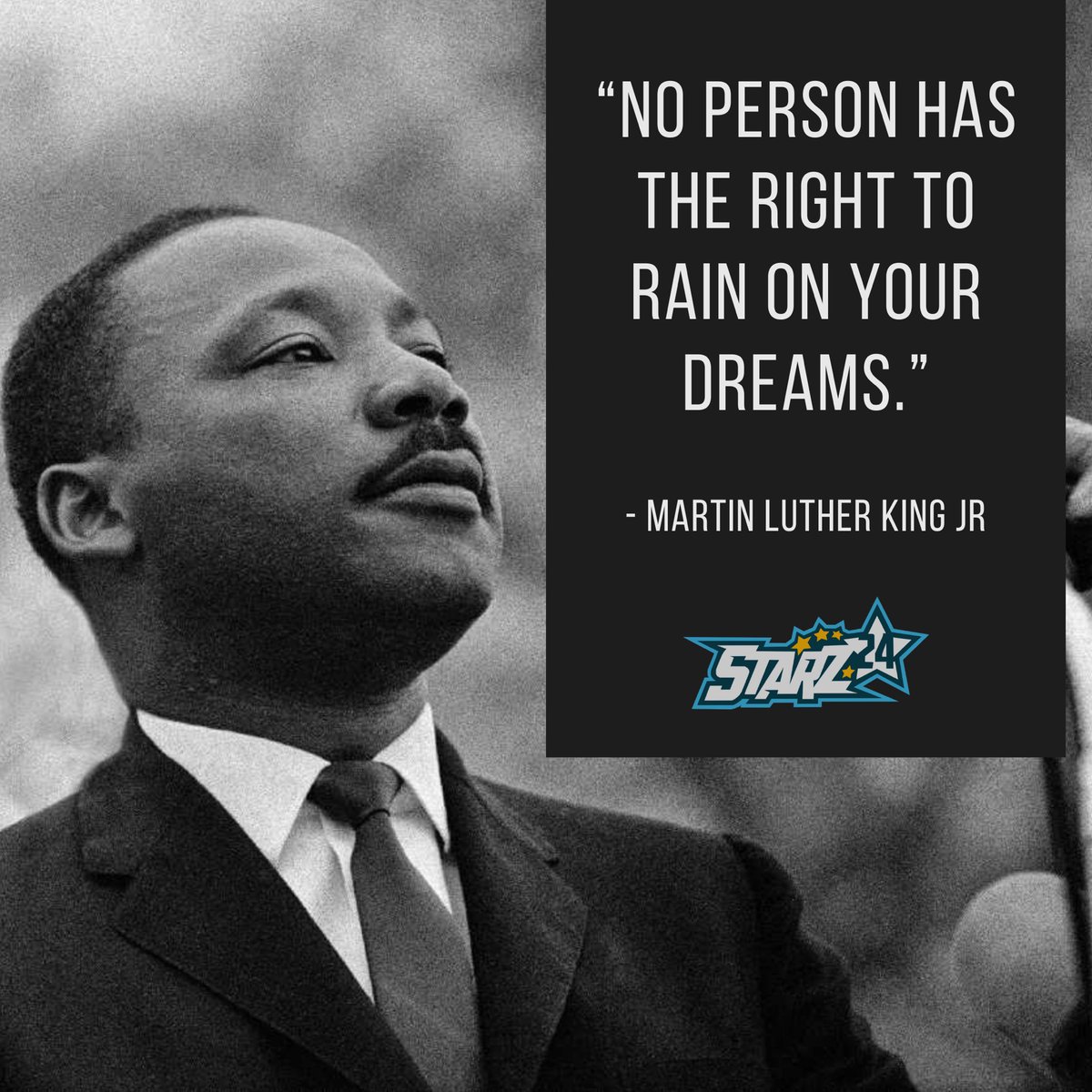 May his courage inspire us to not only do better, but to pursue our dreams. We’re committed to doing both for those around us.

Remembering and honoring #MLK today. #MLKDay #MondayMotivation #STARZ24