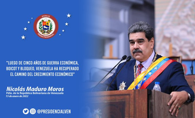 #17Ene |🇻🇪📢 ¡ETIQUETA DEL DÍA! ▶️

#PuebloDefensorDeLaPatria

¡Unidad, Lucha, Batalla y Victoria!