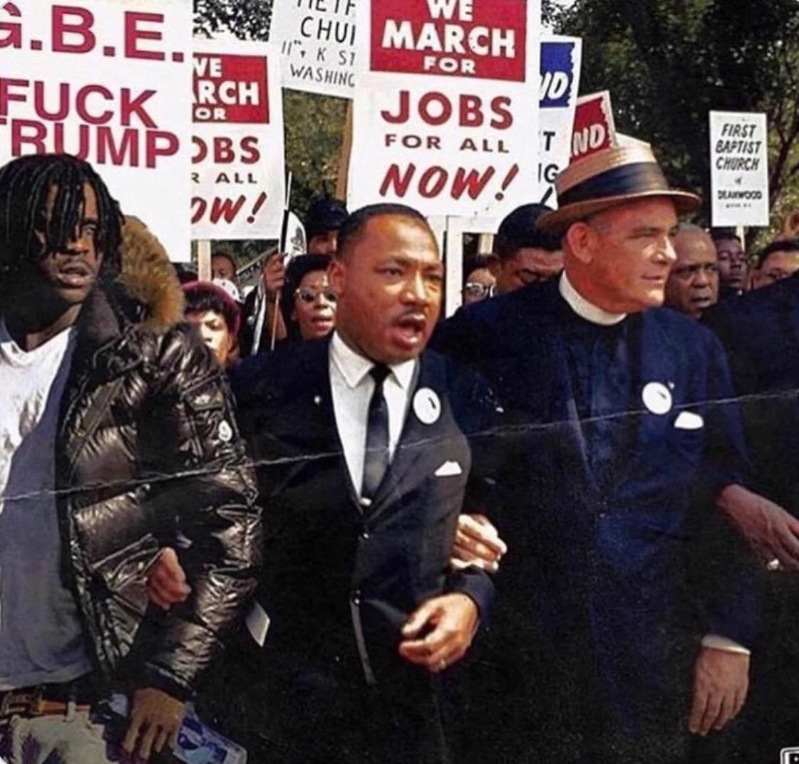 Happy Martin Luther King day Chicago.