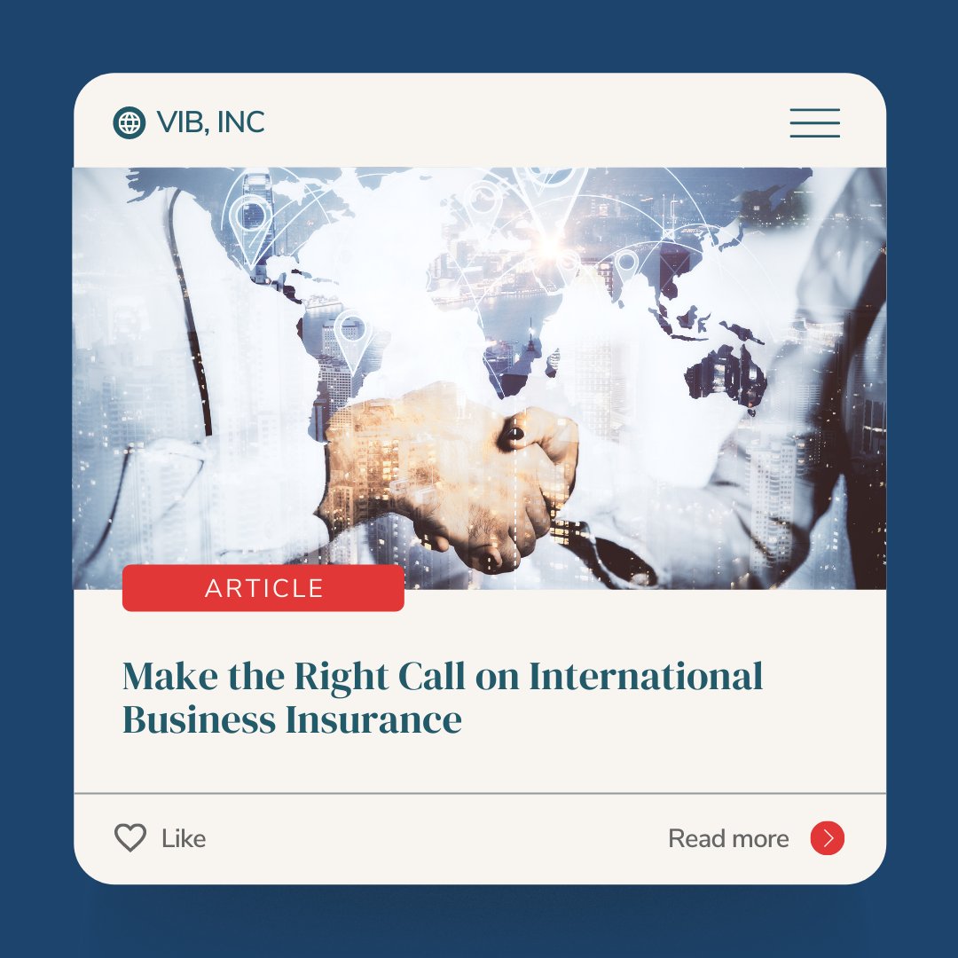 VarasInsurance's tweet photo. Even when you understand the basics of international insurance for businesses, deciding whether your organization needs a policy can still be difficult. 

Contact us today or read more about the topic here: https://t.co/BzHp76wEI5
.
.
.
#insurance #readmore #article https://t.co/GwpGgHvq2O