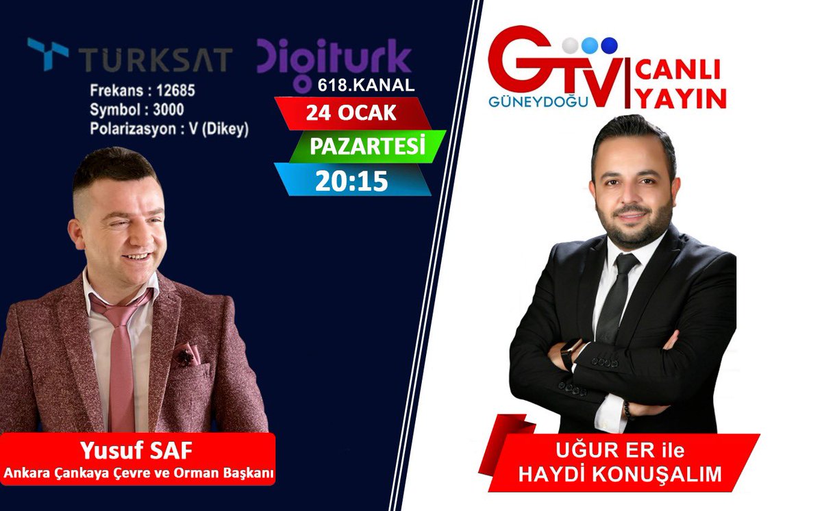 safmys's tweet photo. İyi seyirler diliyorum @gtvkenanbayuk https://t.co/1en7r4e3gi