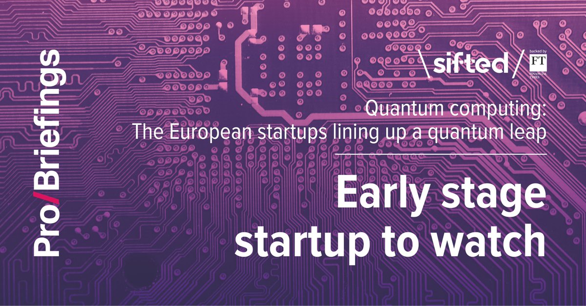 We are honored to be selected as one of the early stage #startups to be watched by @Siftedeu! #quantumtechnology #quantumcomputing #quantummodem #qphox sifted.eu/pro/briefings