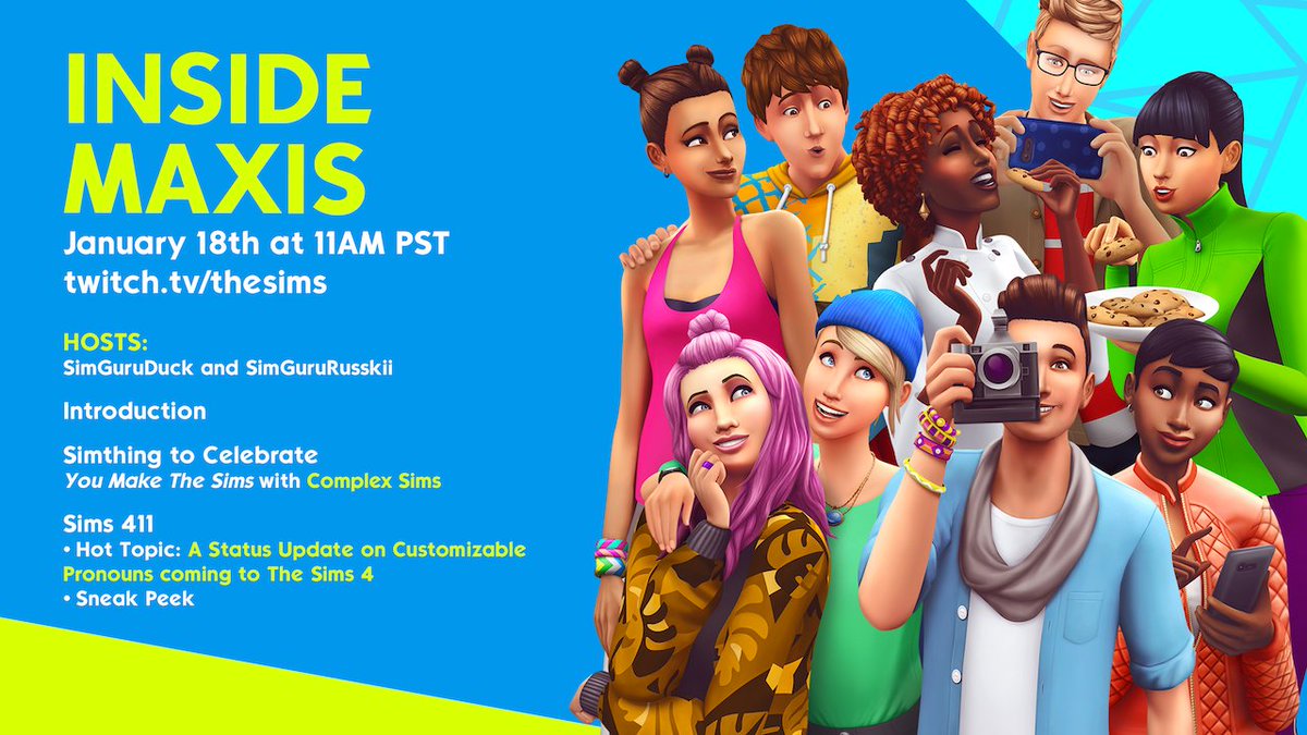 TheSims tweet picture