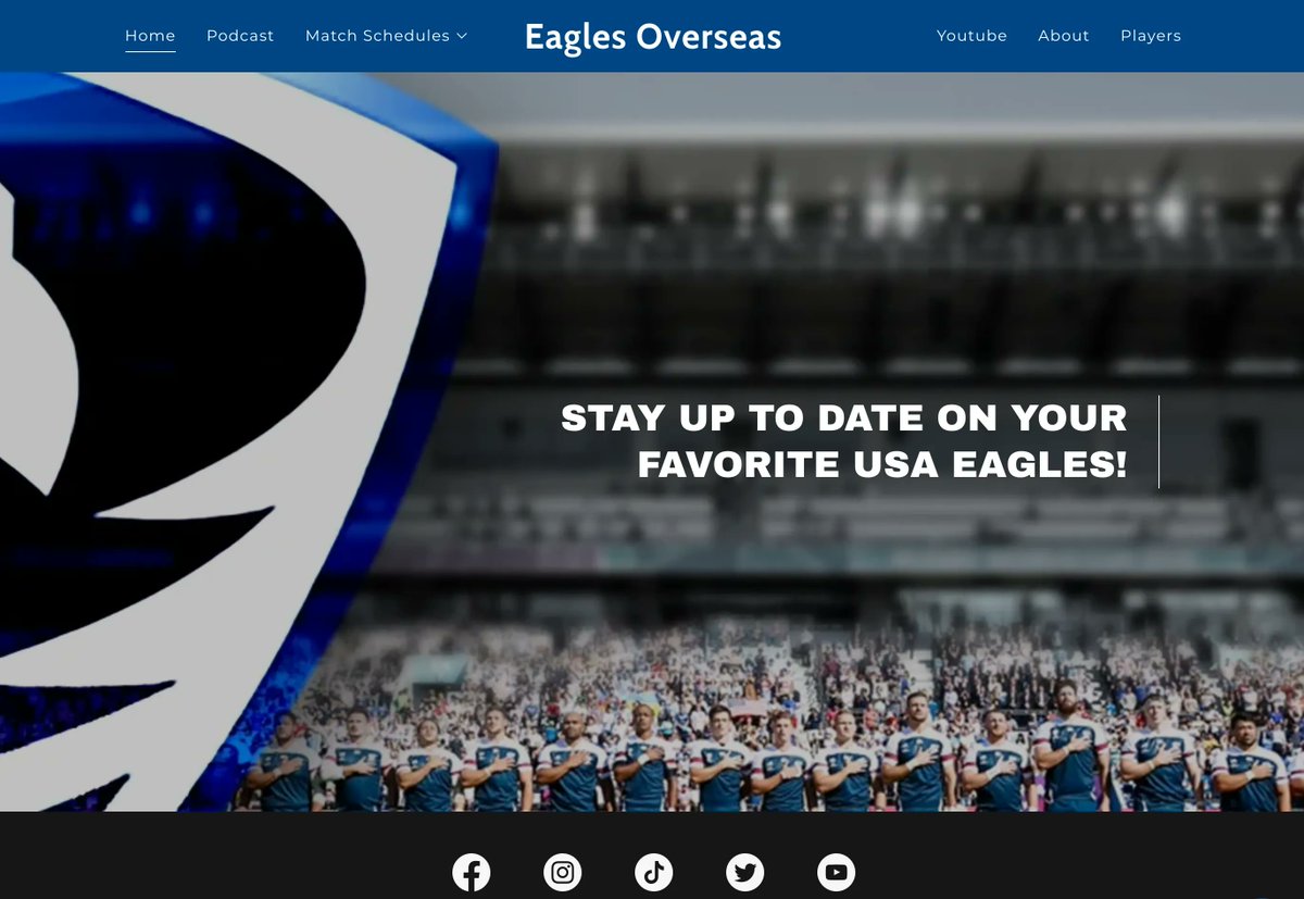 We proudly present, eaglesoverseas.com! Featuring your favorite Eagles' club schedules, how to watch, Eagle-Eyed podcast links, youtube videos, player details and more. News, blog posts, and more, to come.
