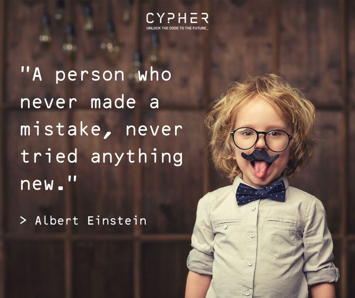 cyphercoders's tweet photo. Don't be afraid to make mistakes because with each mistake we learn something new!
#Startups #entrepreneurs #hustlers #showsomehustle #futureready #codinglessonsforkids https://t.co/K2rDWAa8Fi