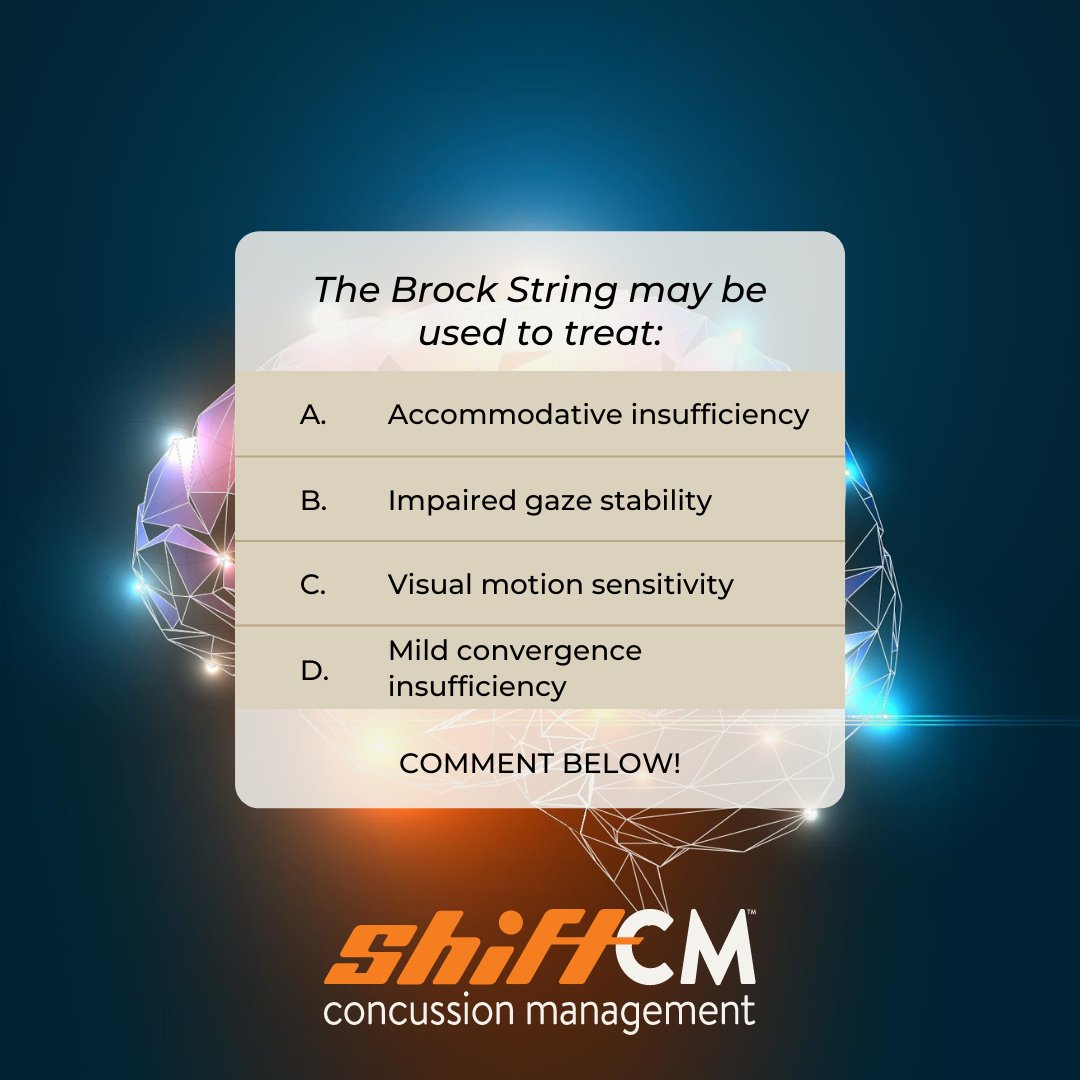 Let us know what you think in the comment section below! ⬇️

Check back to see if you get the correct answer! ✅ 🤓

#Shift #ShiftConcussion #ConcussionManagement