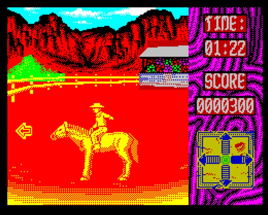 OldSchoolBooks1's tweet photo. It's by #Tynesoft, what could possibly go wrong? #BuffaloBill #ZXSpectrum #retrogaming https://t.co/2ozBTDiByH