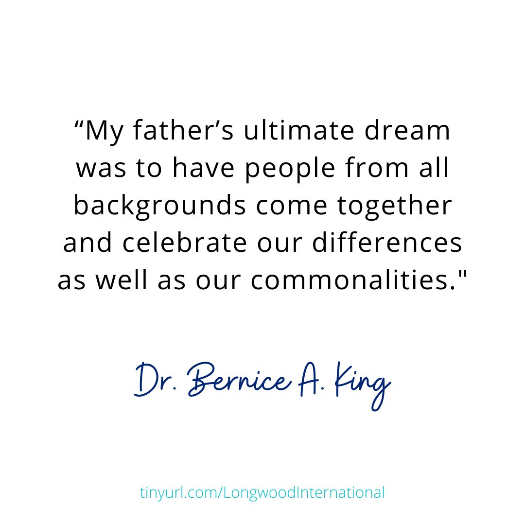 LongwoodIntlAdm's tweet photo. We are grateful to the teachings and the legacy of Rev. Dr. Martin Luther King Jr. He believed that we all play a role in uplifting our communities and culture. 

#MLKDay https://t.co/abTiUGD9Zb