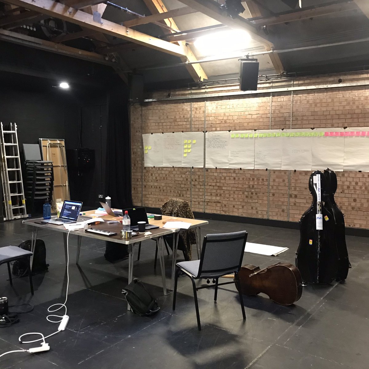 imogen_stirling's tweet photo. Today was a brilliant first day of @TronTheatreβs #LabWeek. I am so grateful to the theatre for offering an opportunity to explore, experiment and create in their beautiful space with the cracking @calumpaterson89 & Eloise Kretschmer. Starting 2022 developing new work is a joy. https://t.co/kgCr877HuL