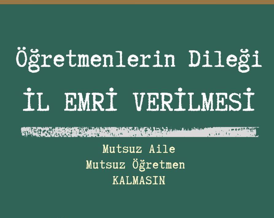 Mutsuz ve huzursuz olan öğretmenden öğrencide etkilenir. Bir müjde ile herşey güzelleşir. Binlerce insanın mutluluğu için gerekli işlemler bir an önce yapılsın. #RTEmebilemriVersin