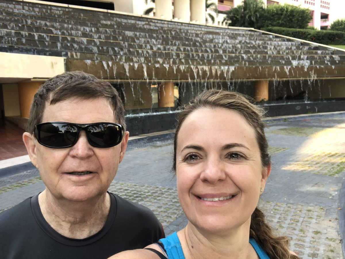 So glad to have this precious memory with my late father who passed away just a few weeks later after a heroic battle with pancreatic cancer. SO proud to be his daughter. #hodaandjennahappiestphoto