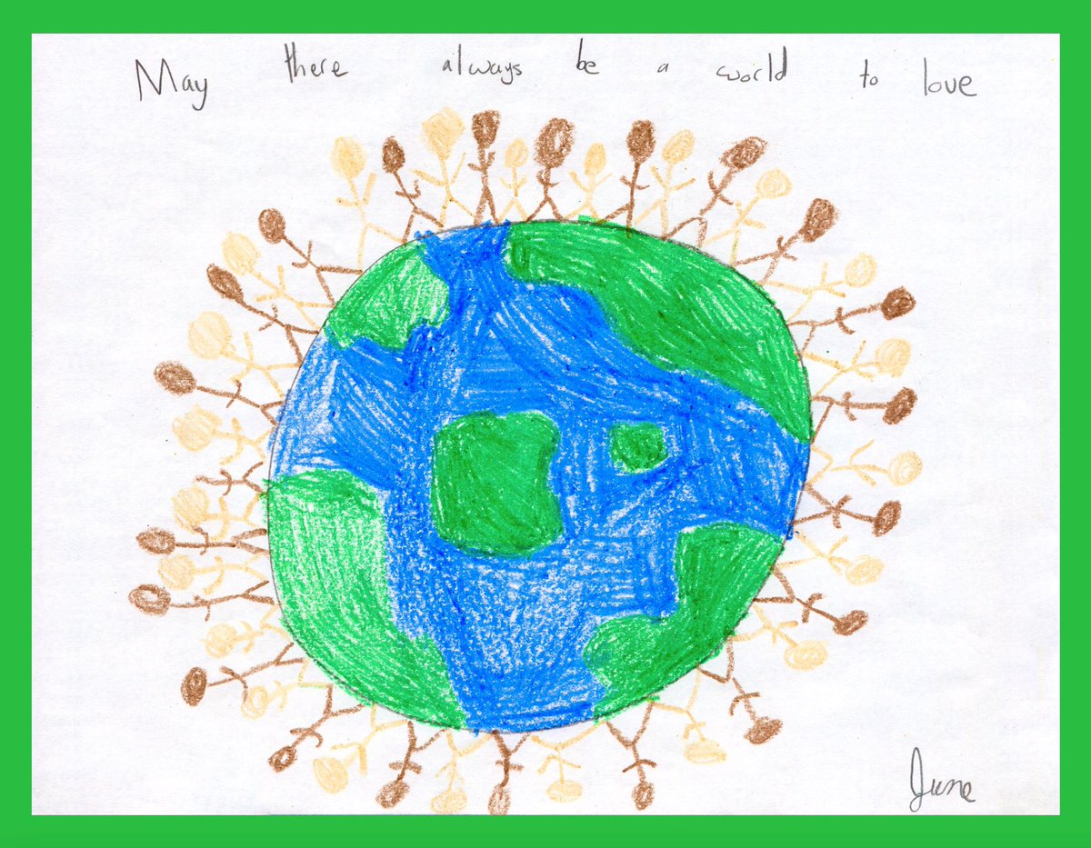 An inspiring wish, from a child, to share on this holiday. “May there always be a world to love.” #MLKDay2022