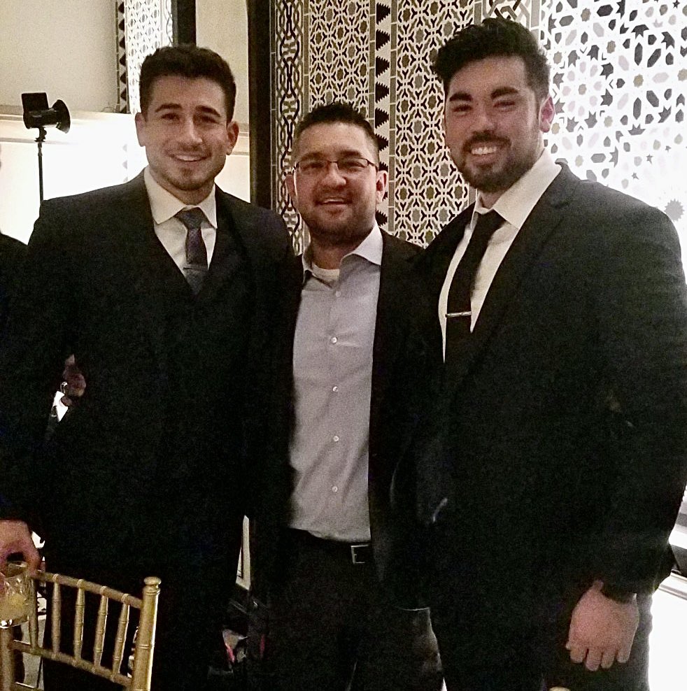 Congratulations to Saints alum David Olmedo-Barrera (left) for getting married this past weekend. In attendance were <a href="/Coach_Milam/">Aaron Milam</a> (middle) and <a href="/Tei_BayBay42/">Tei Vanderford</a> (right).

#SaintsFamily #SaintsOfSummer #BiggerThanBaseball <a href="/AthleticsSFHS/">St. Francis HS Athletics</a> <a href="/FullertonBSB/">Titans Baseball</a> <a href="/CSUNBaseball/">CSUN Baseball</a> <a href="/campadrenews/">Andrew J. Campa</a>