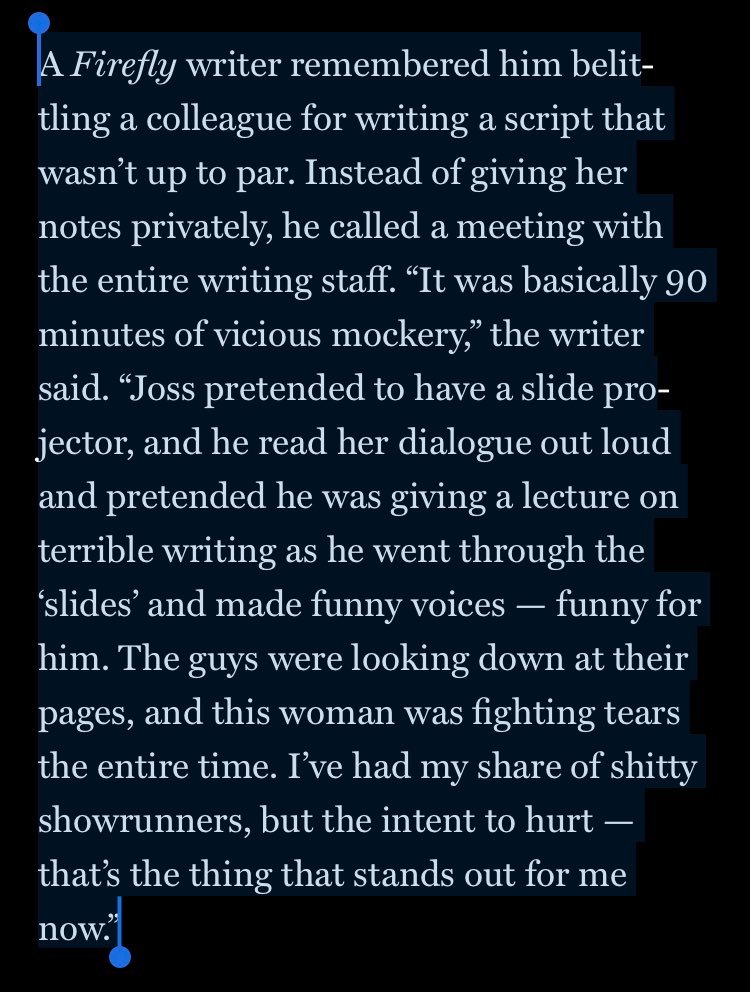 tonytost's tweet photo. Joss Whedon's dad wrote on THE GOLDEN GIRLS &amp; ALICE. His granddad wrote on THE ANDY GRIFFITH &amp; THE DONNA REED shows. Joss himself started writing on ROSEANNE in his mid-20s. Imagine struggling for years to break into the industry as an outsider, finally getting staffed, &amp; then: https://t.co/UGQ9iPnFG0