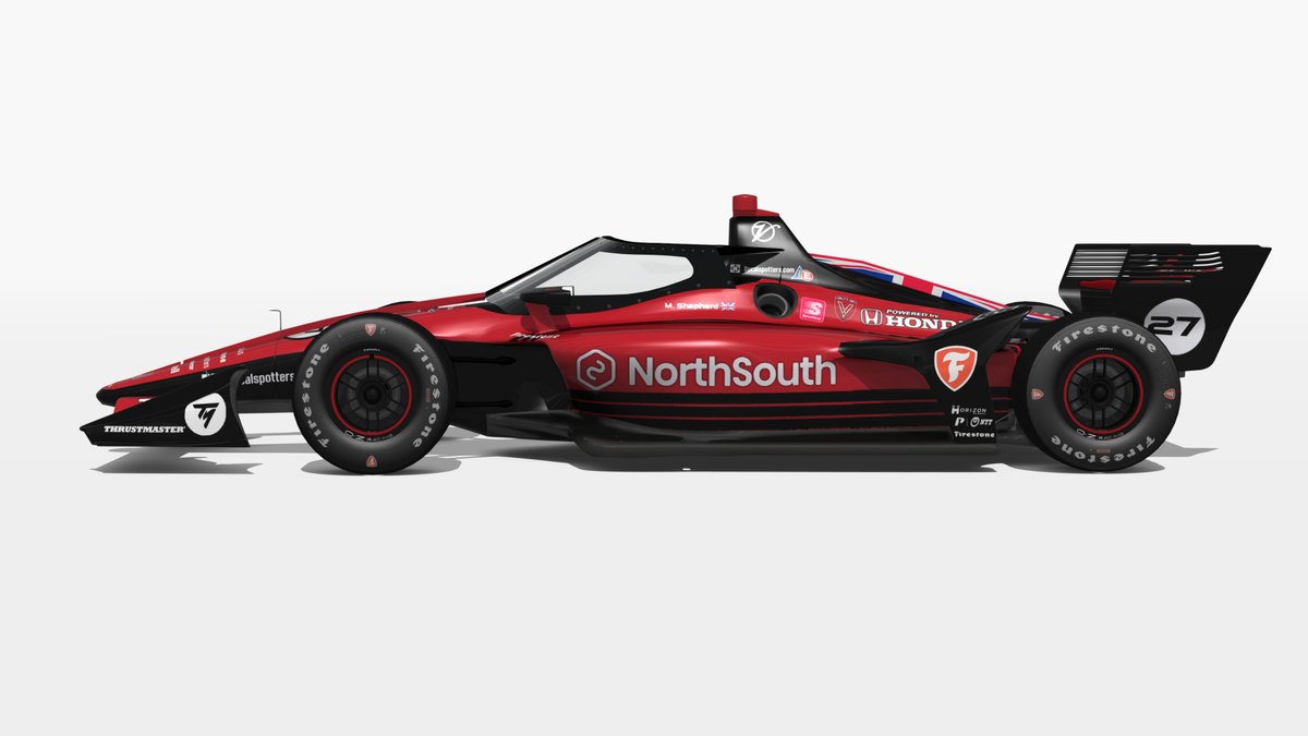 VulcanRacing's tweet photo. Our livery for the Indy Online Championship! 

@Velocita_ and @hcafcLiam will be teammates for the season. https://t.co/mLHr5ae1VC