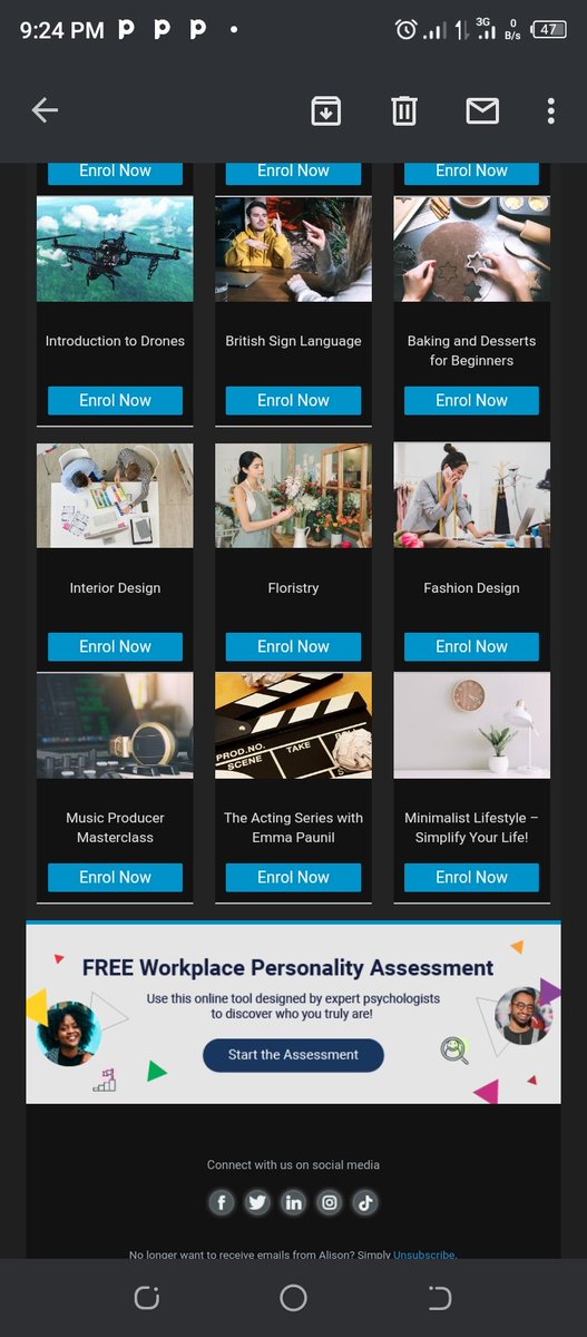 AnethSissya's tweet photo. 15 unique and interesting courses to study this week
From #Allisons https://t.co/VqAhT2JM2u