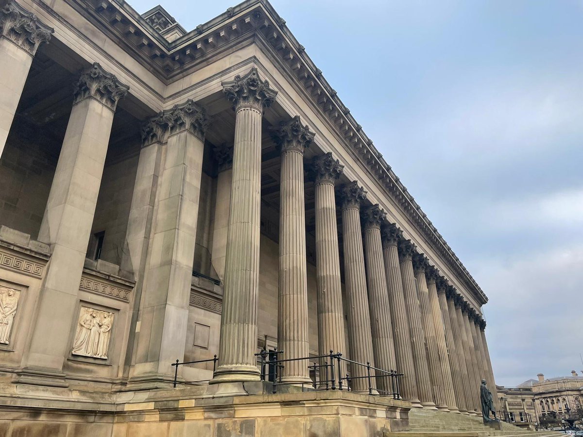 TitleRoleTV's tweet photo. Rome? Athens? Nope, Liverpool! Team Title Role made the short trip along the M62 this morning for a recce for an upcoming show. More Details soon! 🎥 https://t.co/YBdpCB4LpG