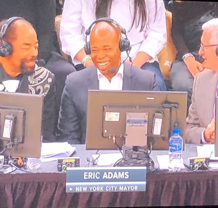 Mayor Adams is having fun with 20,000 maskless friends at Knicks game today. 

Tomorrow he will force 3-year-olds to mask for speech therapy and Kindergartners to mask for recess outdoors.

Adult recreation once again takes precedence over children’s developmental needs.