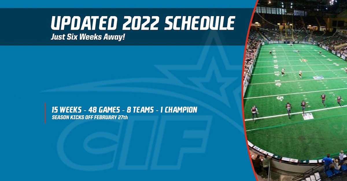 GOCIF_NET's tweet image. SIOUX CITY, IA – The CIF announced today its revised 16-week, 48-game regular-season schedule for 2022, which kicks off league play on Saturday night, March 12, with defending CIF Champion Omaha Beef hosting the newly rebranded Southwest Kansas Storm.